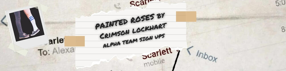 Alpha Team Sign-Ups Banner Alpha Team Sign-Ups Banner